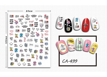 3D Nail Stickers - CA-499